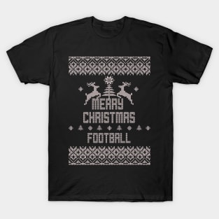 Merry Christmas FOOTBALL T-Shirt